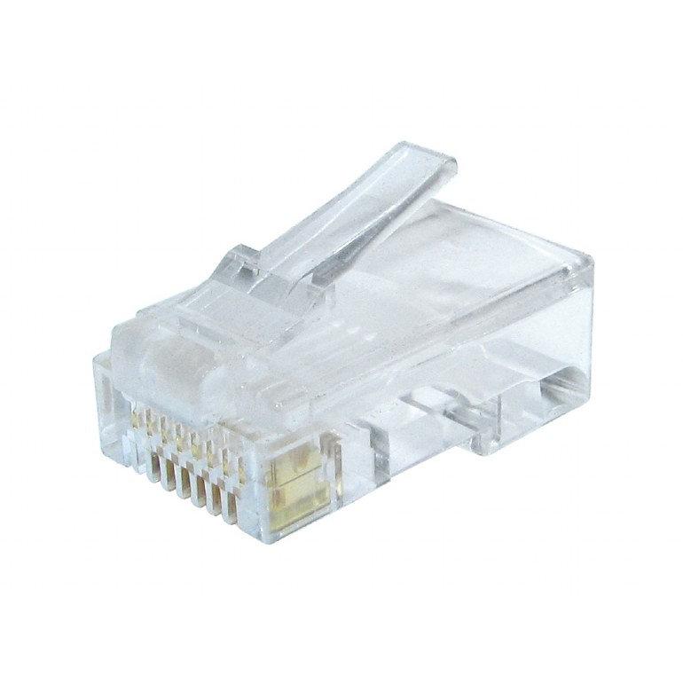 Gembird Conector RJ45 Cat6 Adaptador Ordenador Bolsa 100 Uds Alta Calidad
