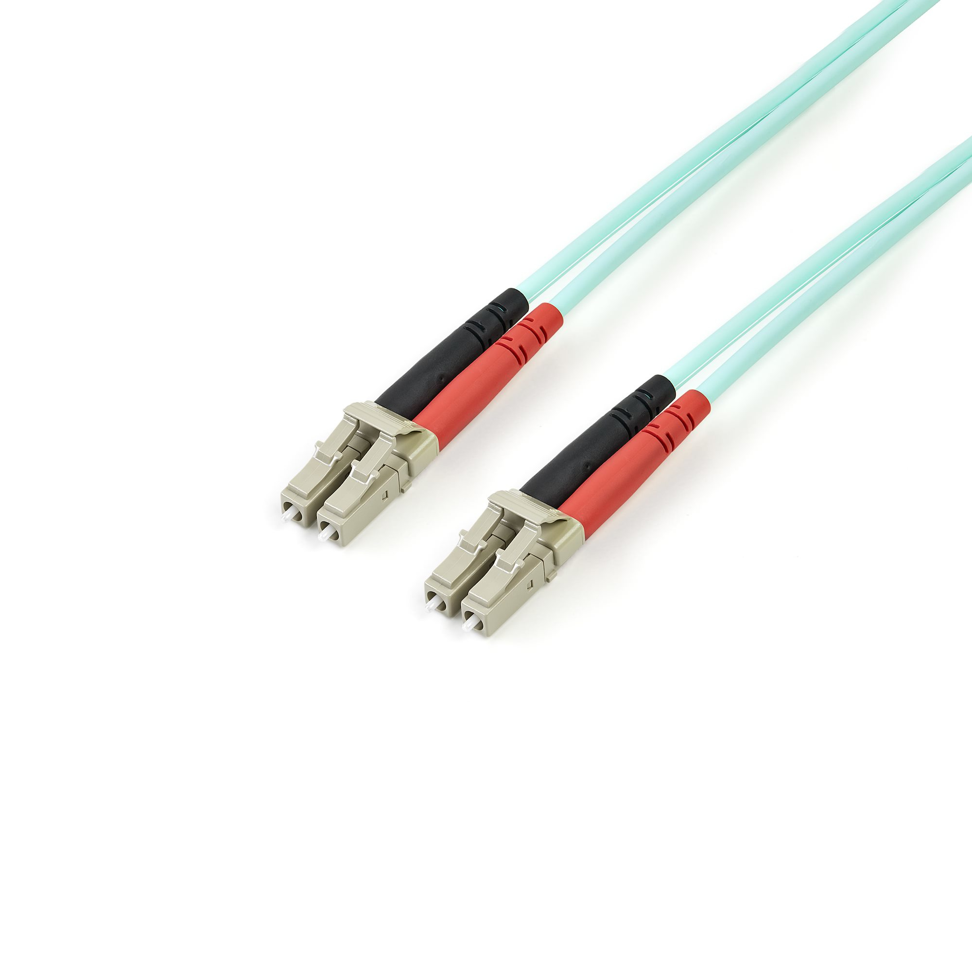 StarTech.com Cable de 3m de Fibra Óptica Dúplex Multimodo OM4 de 100Gb 50/125 LSZH LC a LC - Aguamar