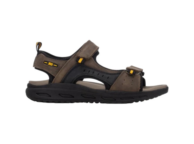 Sandalia Deportiva Hombre Xti 145781 Piel Marrón – Confort y Estilo Trekking Urbano, Doble Ajuste Personalizado y Suela Antideslizante de 4 cm para Máxima Comodidad en Verano. Disponible en Tallas 41-