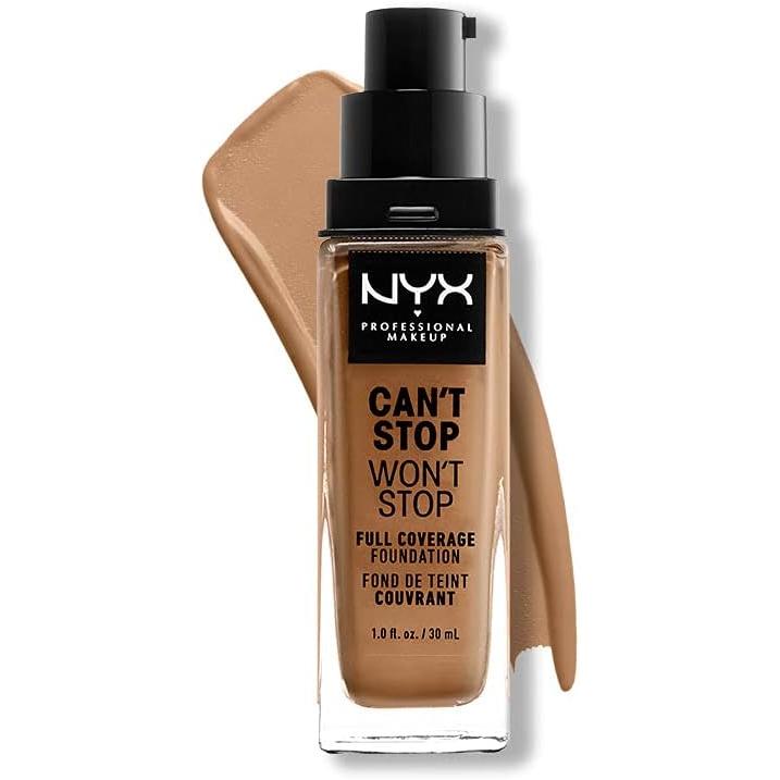 NYX Professional Makeup – Base de maquillaje Cant Stop Wont Stop 24-Hour Fndt NYX Professional Makeup.