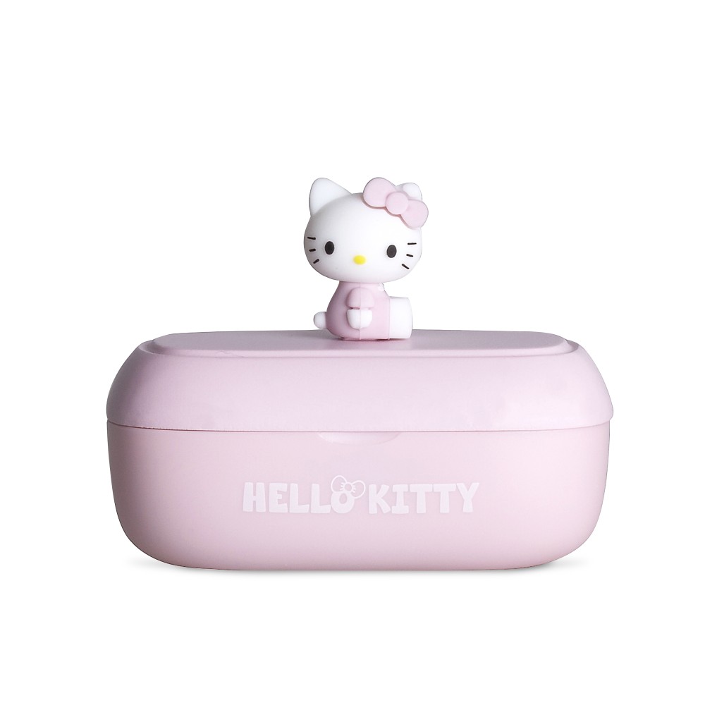 AURICULARES INALÁMBRICOS TRUE WIRELESS SOUND HELLO KITTY CON ESTUCHE DE CARGA CON IMAGEN 3D Y LICENCIA OFICIAL HELLO KITTY OTL Technologies