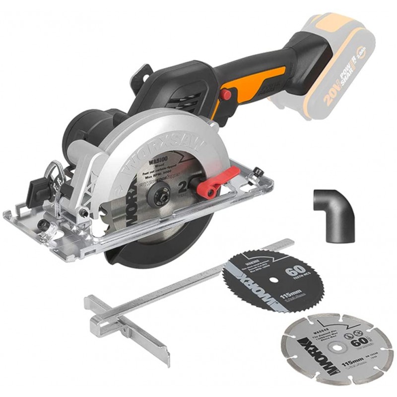SIERRA CIRCULAR BRUSHLESS WORX WX531.9 (SIN BAT NI CARGADOR)
