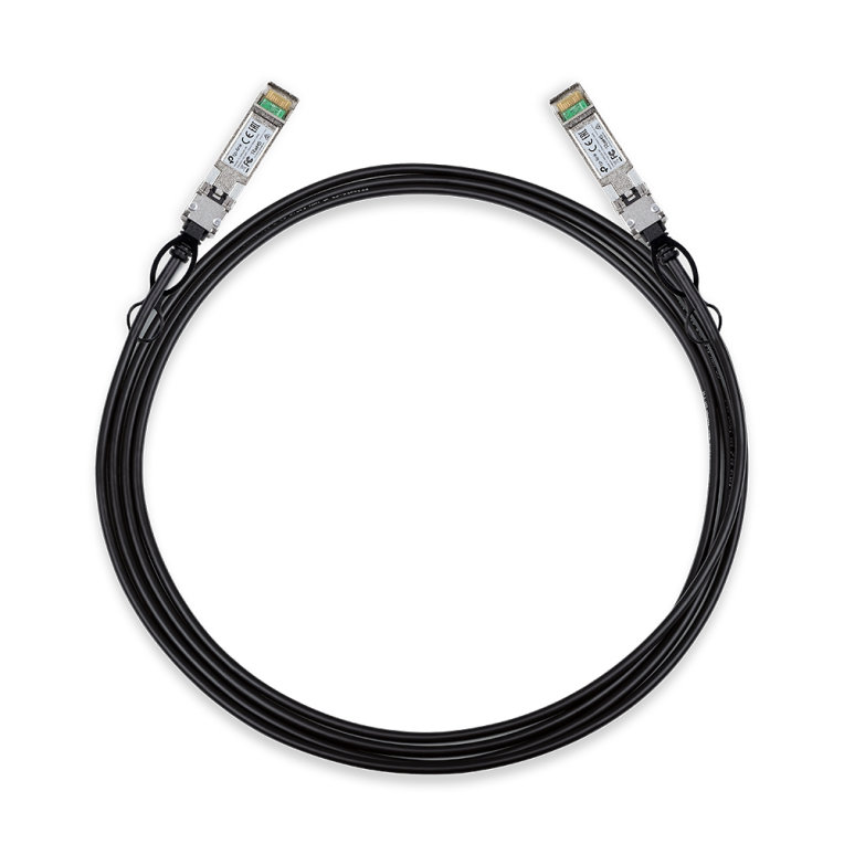 Tp-link cable de fibra optica sfp+ dac negro