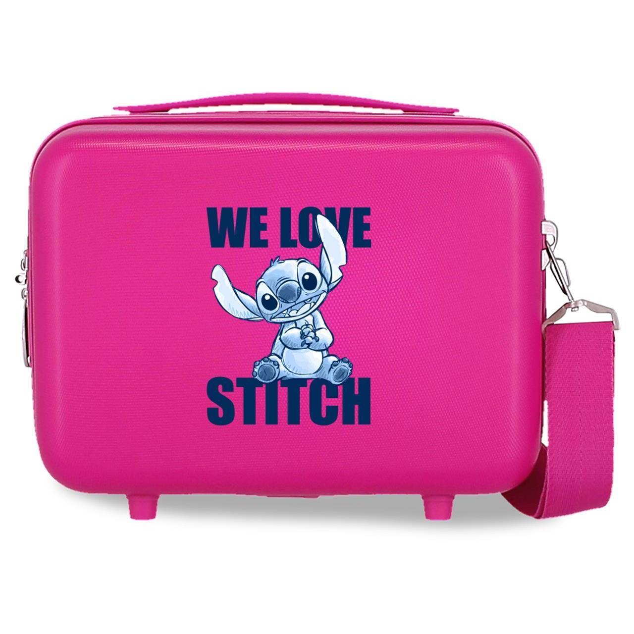 Neceser ABS Disney Stitch We Love con capacidad de 9L