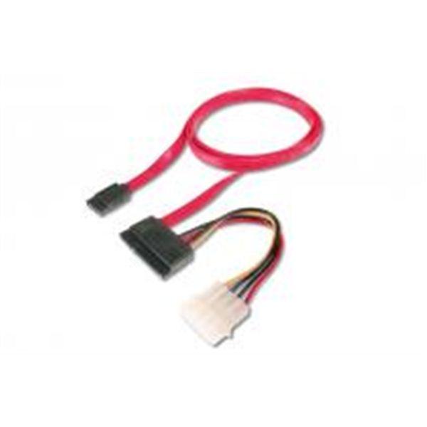 Cable SATA Digitus 50cm con Alimentación MOLEX para Ordenador