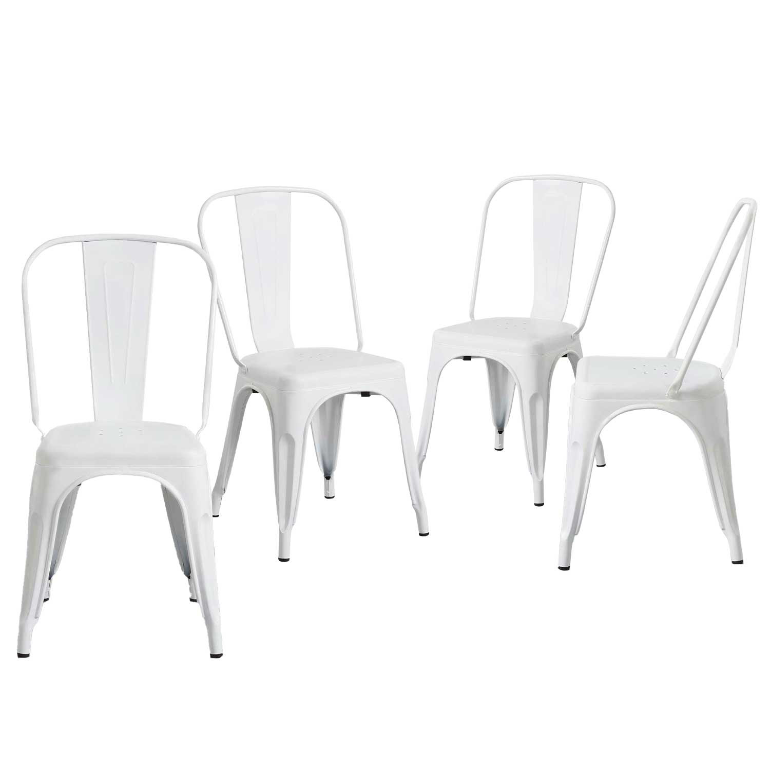 Pack 4 Sillas Industriales Strong 45x54x85cm Thinia Home