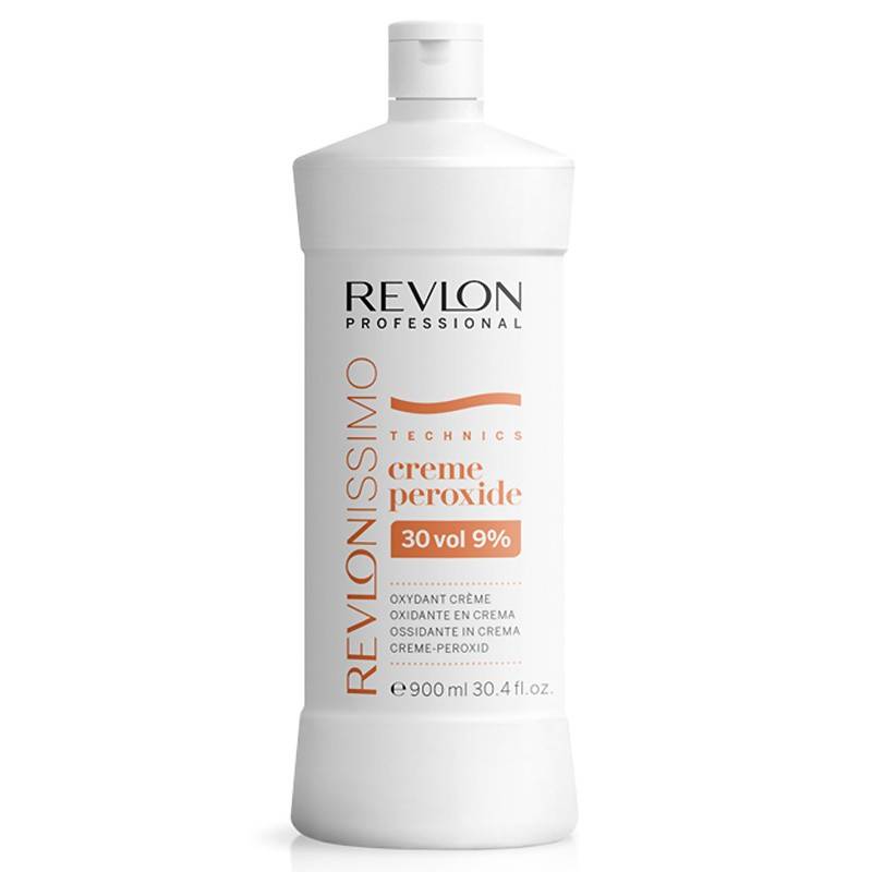 Revlon - Revlonissimo crema peroxide 30vol (9%) 900 ml, oxidantes universales de máxima calidad, adaptados a cualquier proporción de mezcla y textura del producto; son garantía del éxito de los servicios técnicos de color y