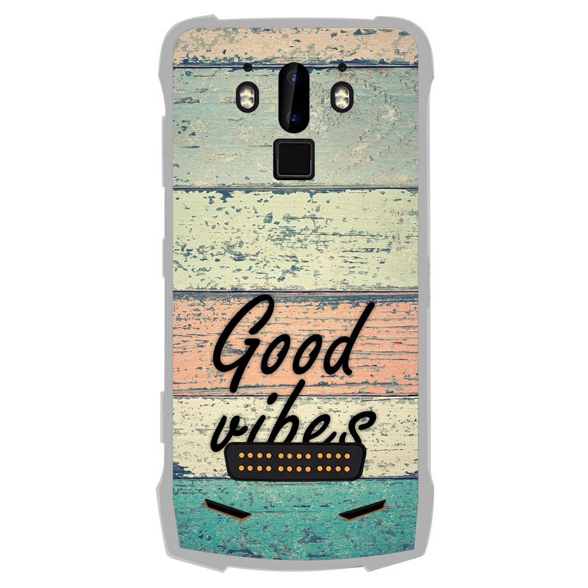 Tumundosmartphone Funda Gel Tpu para Doogee S90 diseño Madera 01 Dibujos
