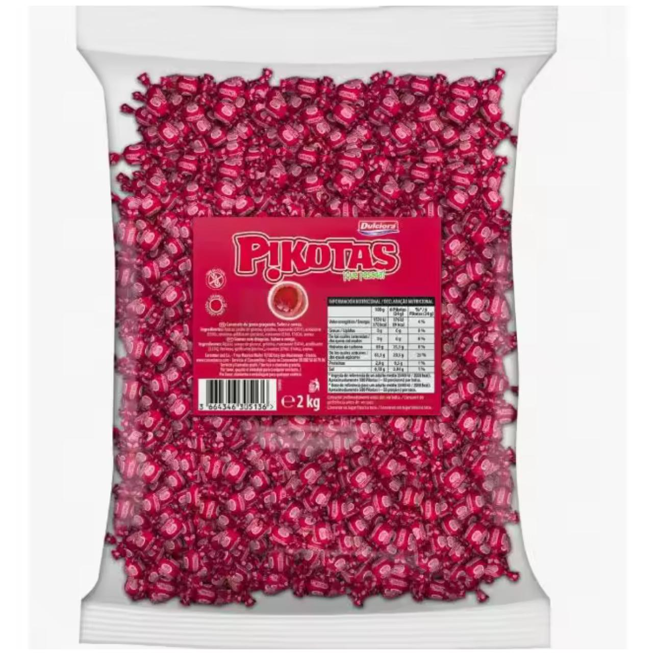 Pikotas Cerezas 2 Kg - Dulces suaves de alta calidad para satisfacer tus antojos - ¡Ordena ahora!