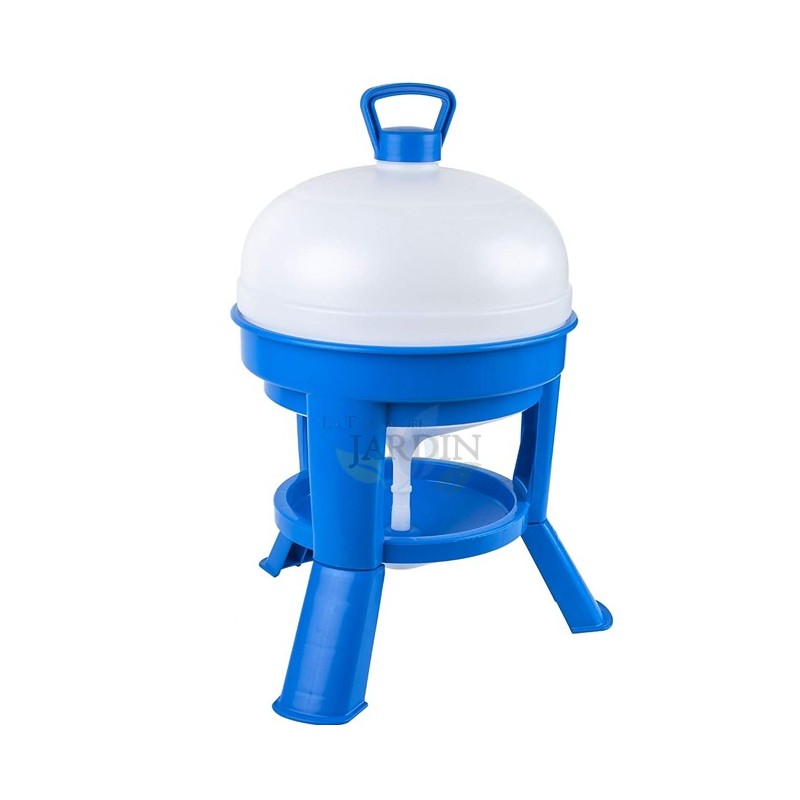 SUINGA Bebedero para Gallinas 20 Litros Plastico con Patas 46x62,5 cm | Bebedero para 10-12 Aves de corral | Bebederos para Granja