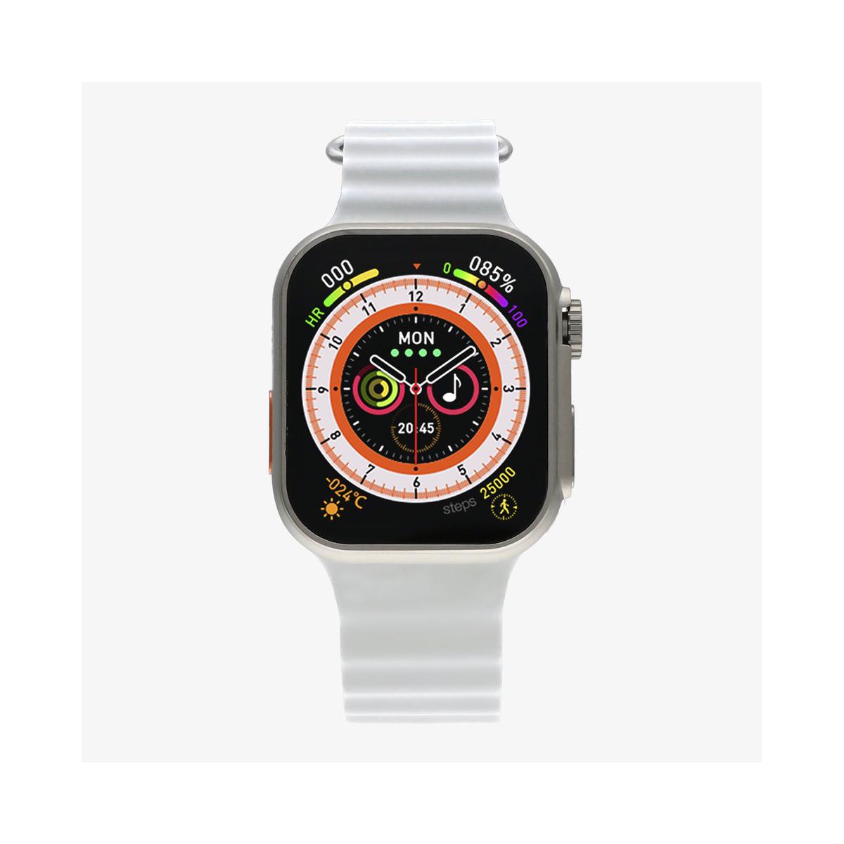 Smarts By Radiant Reloj Inteligente Smartwatch Seattle 37mm Blanco/azul 37,00 Mm Pulsera De Silicona Blanco, Verde Con Cierre De Hebilla Normal Control De Ritmo Cardiaco, Sueño Y Modos Deportivos Compatible Con Android, Ios