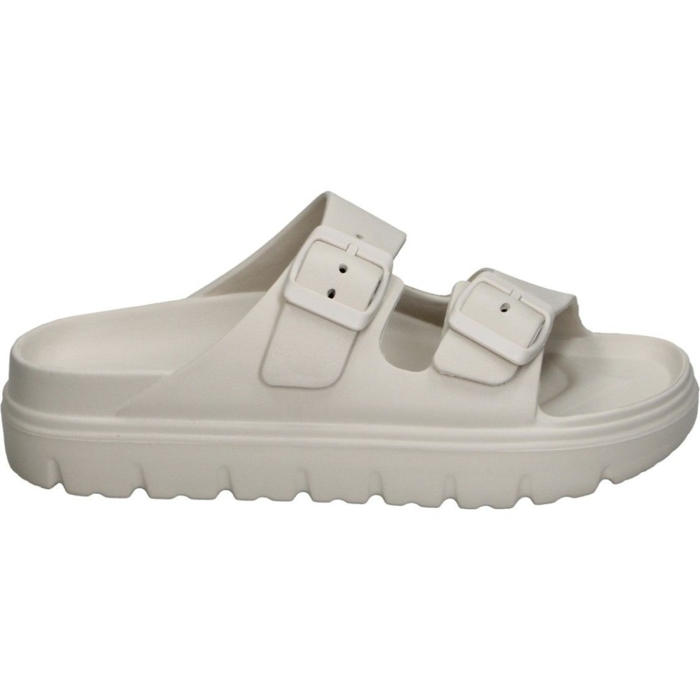 XTI KIDS | Chancletas XTI KIDS para Niña – Piscinas en Color Beige – Chanclas para el Agua sin Cierre – Ajuste de Hebilla – Chanclas con Plataforma – Para Verano – Piscina – Mar – Cómodas – Modelo 153069