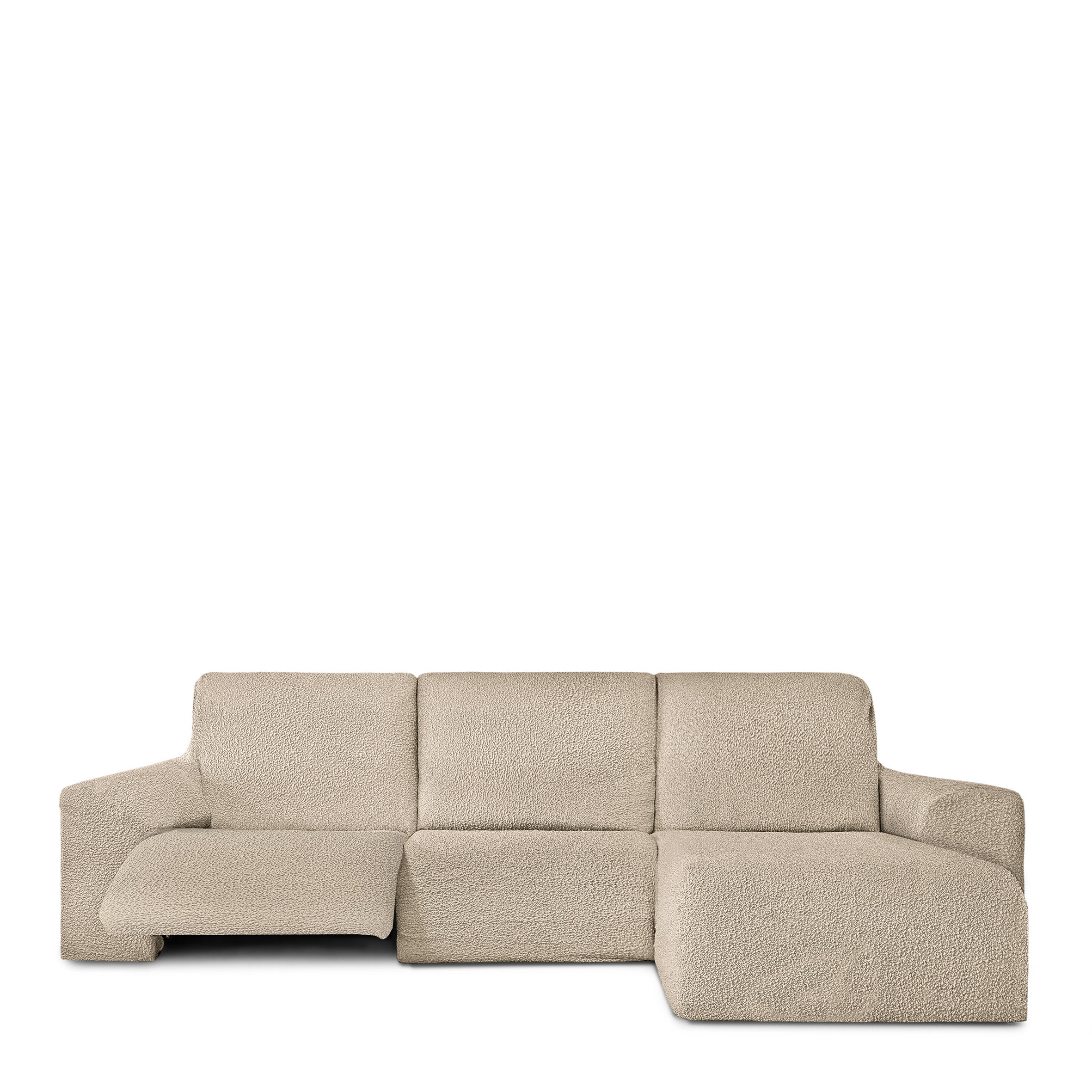Funda de sofa m/0 ch. longue relax premium roc derecha (Mirando de frente) c/1 brazo corto, Tamaño brazo corto derecha, 170x310x110cm, Fábricada en España