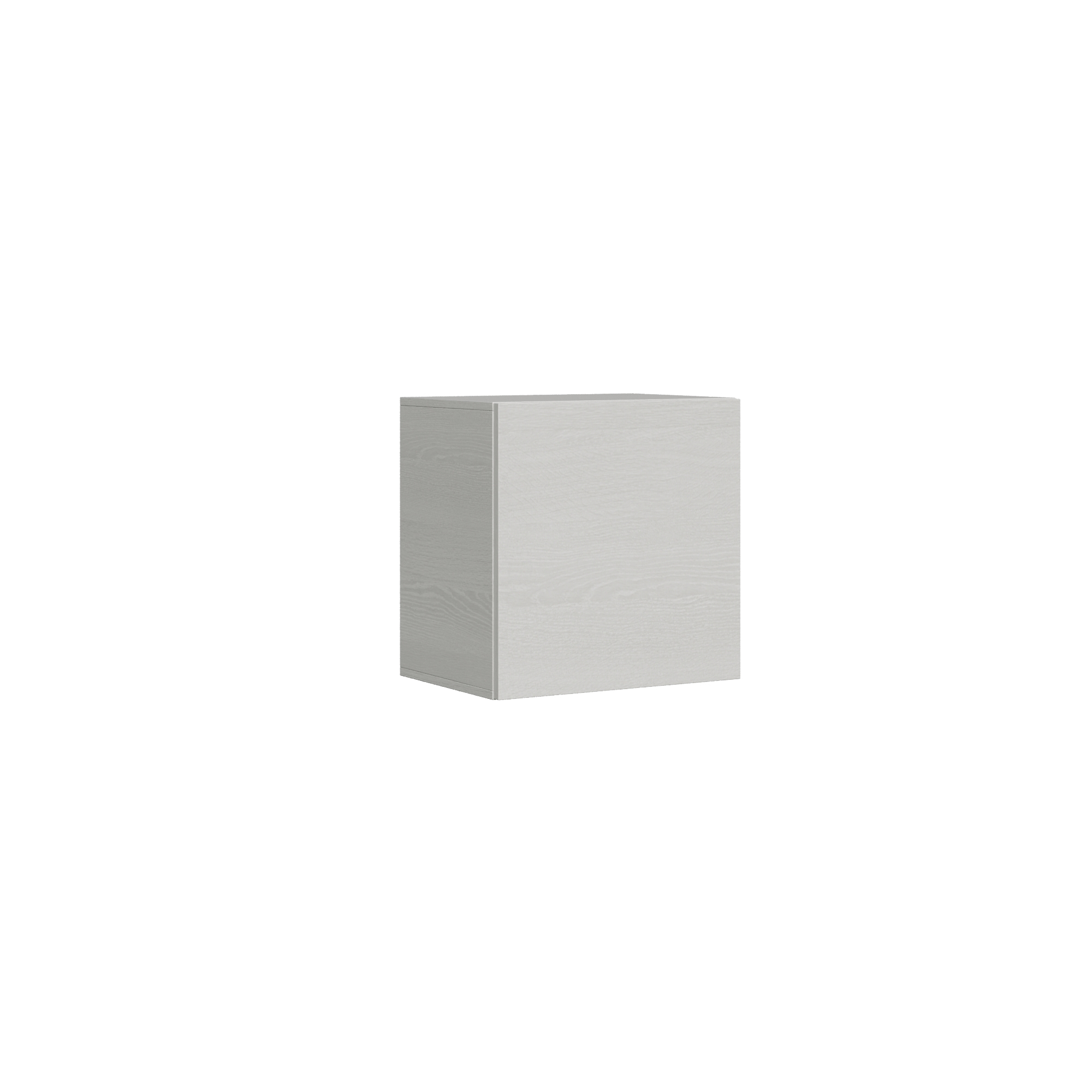 Mueble de pared An.60 Al.60 Pr.39,2 izquierda-derecha Fresno blanco - Itamoby