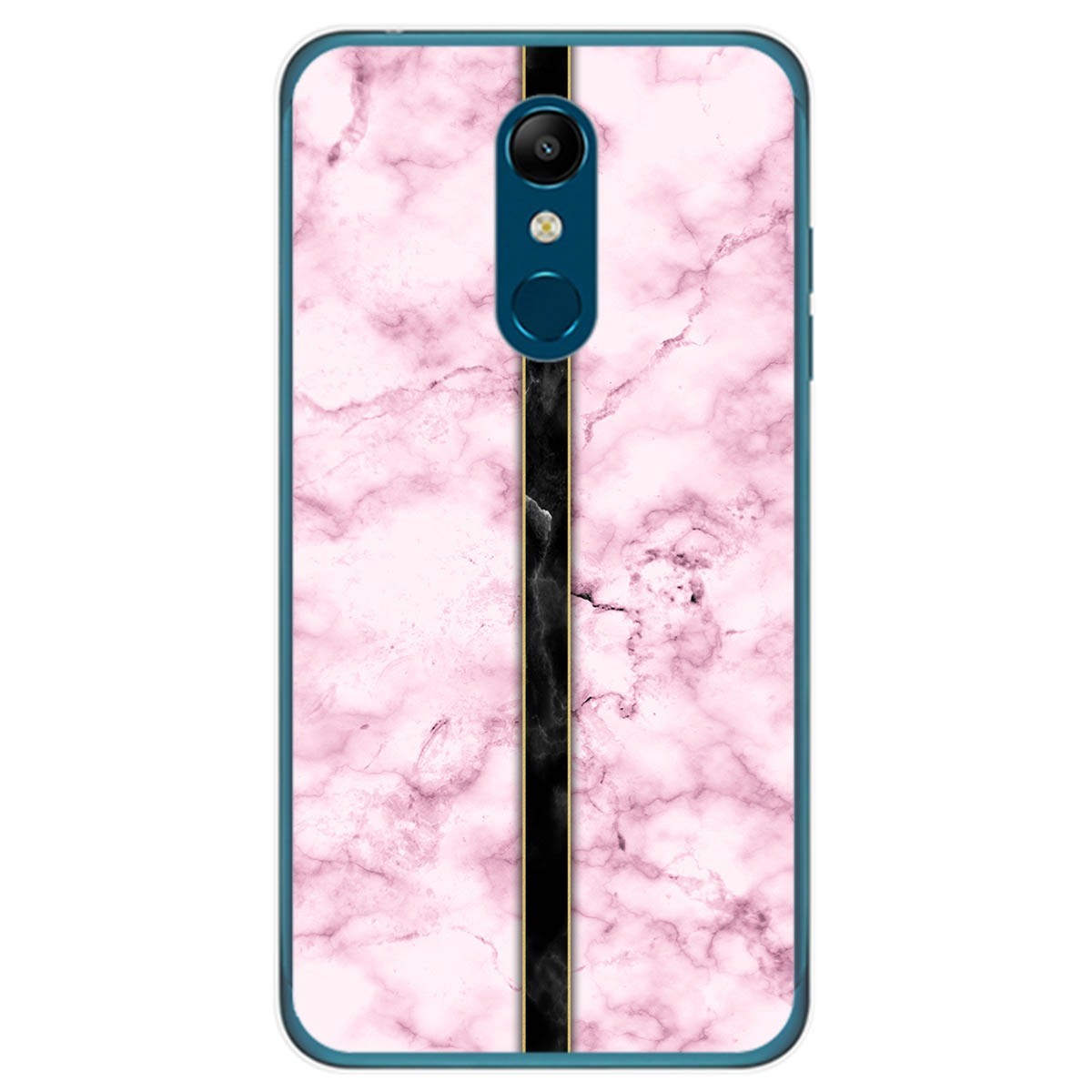 Tumundosmartphone Funda Gel Tpu para Lg K11 diseño Mármol 04 Dibujos