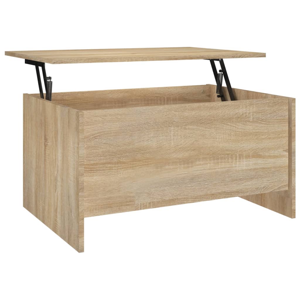 Vidaxl Mesa de Centro de Madera de Ingeniería 80x55,5x41,5 Cm Blanco - Moderna y Versátil