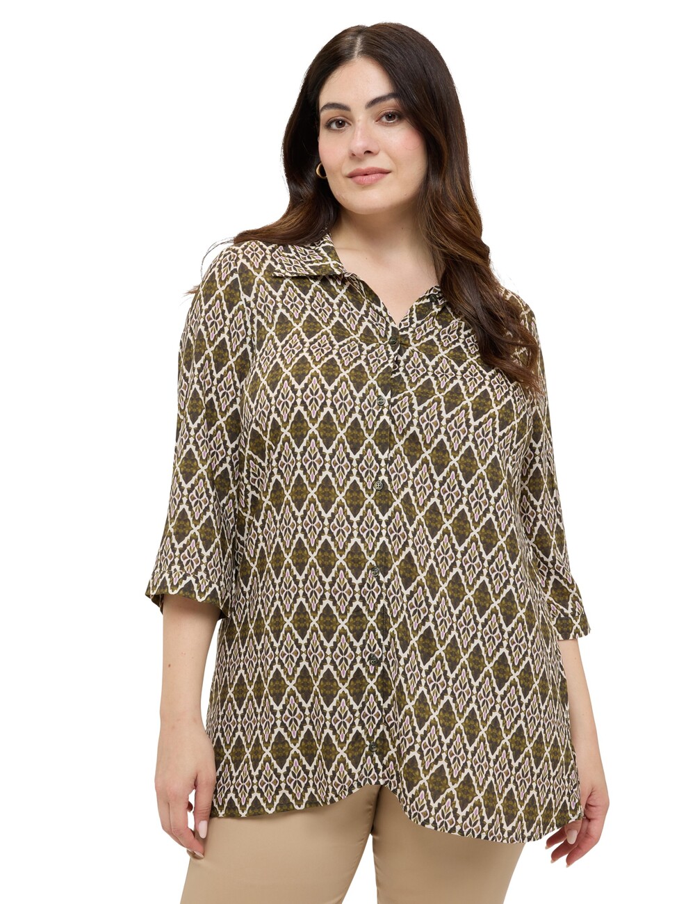 Fiorella Rubino - Camisa de viscosa con estampado