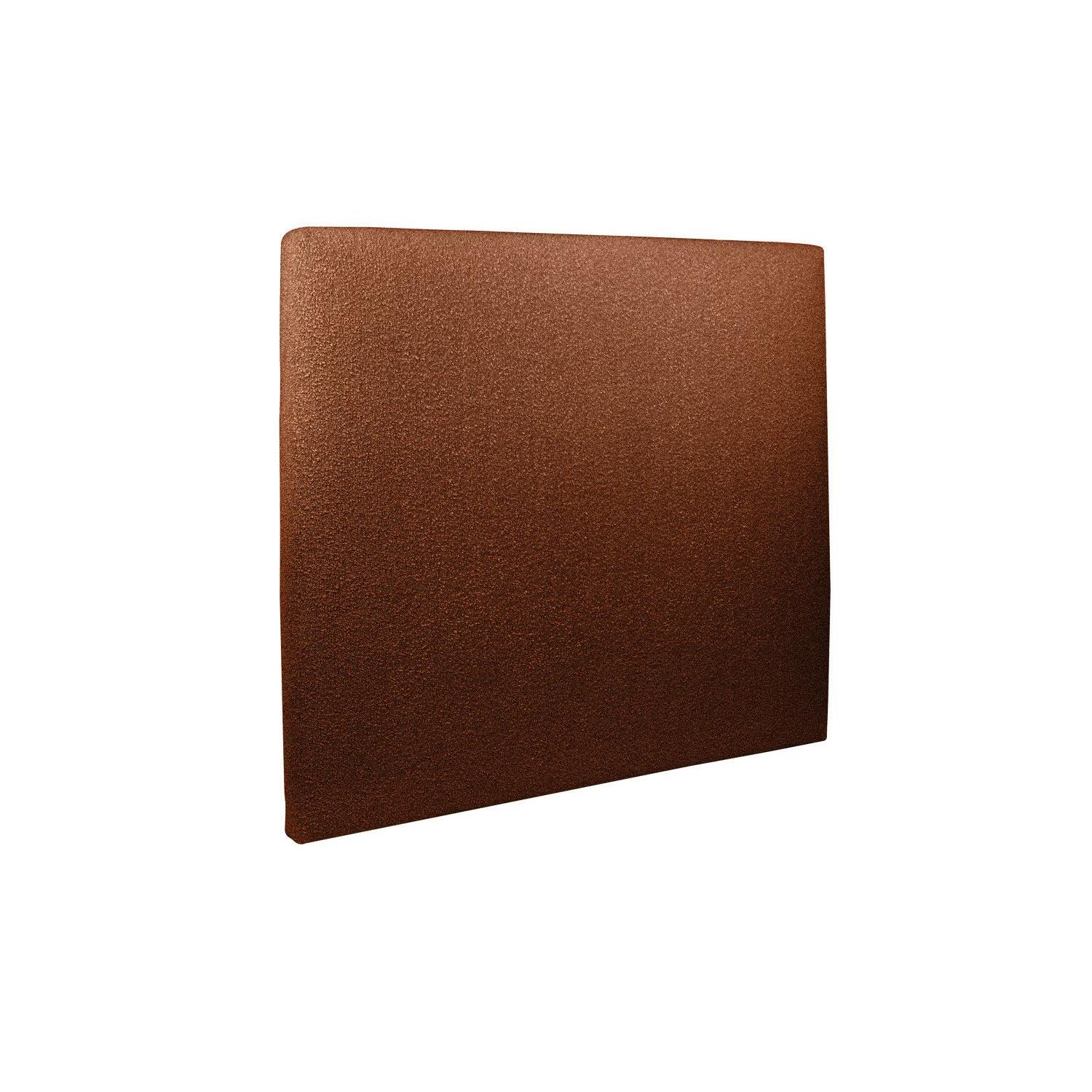 Cabecero tapizado 180 cm - Tejido rizado Terracota