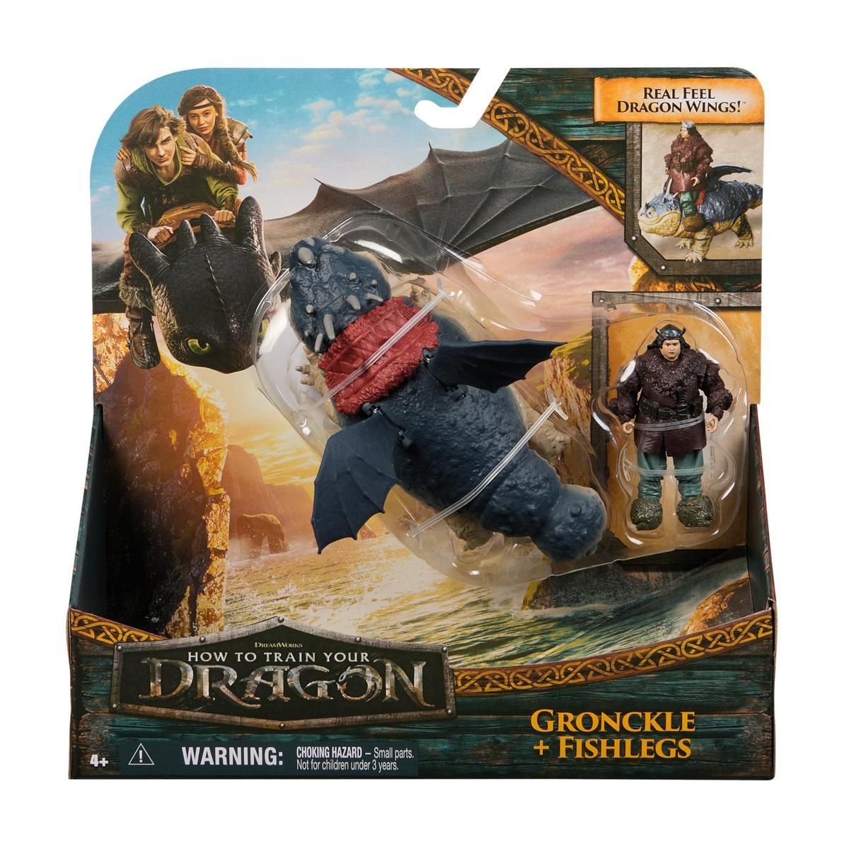 UNIVERSAL STUDIOS - Dragón y Vikingo: Gronckle y Fishlegs