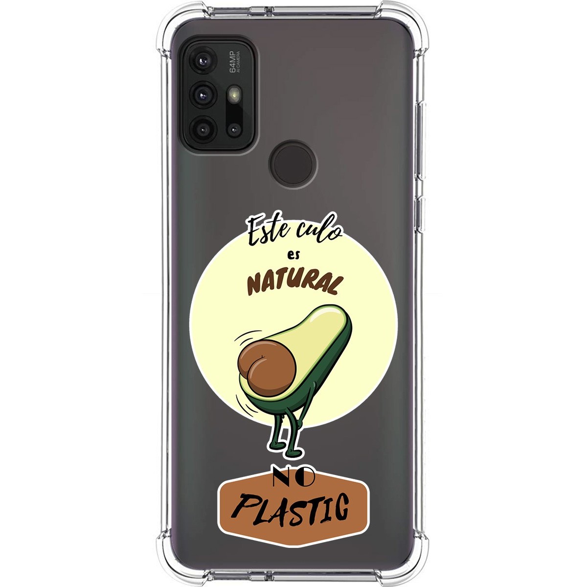 Tumundosmartphone Funda Silicona Antigolpes para Motorola Moto G10 / G20 / G30 diseño Culo Natural Dibujos