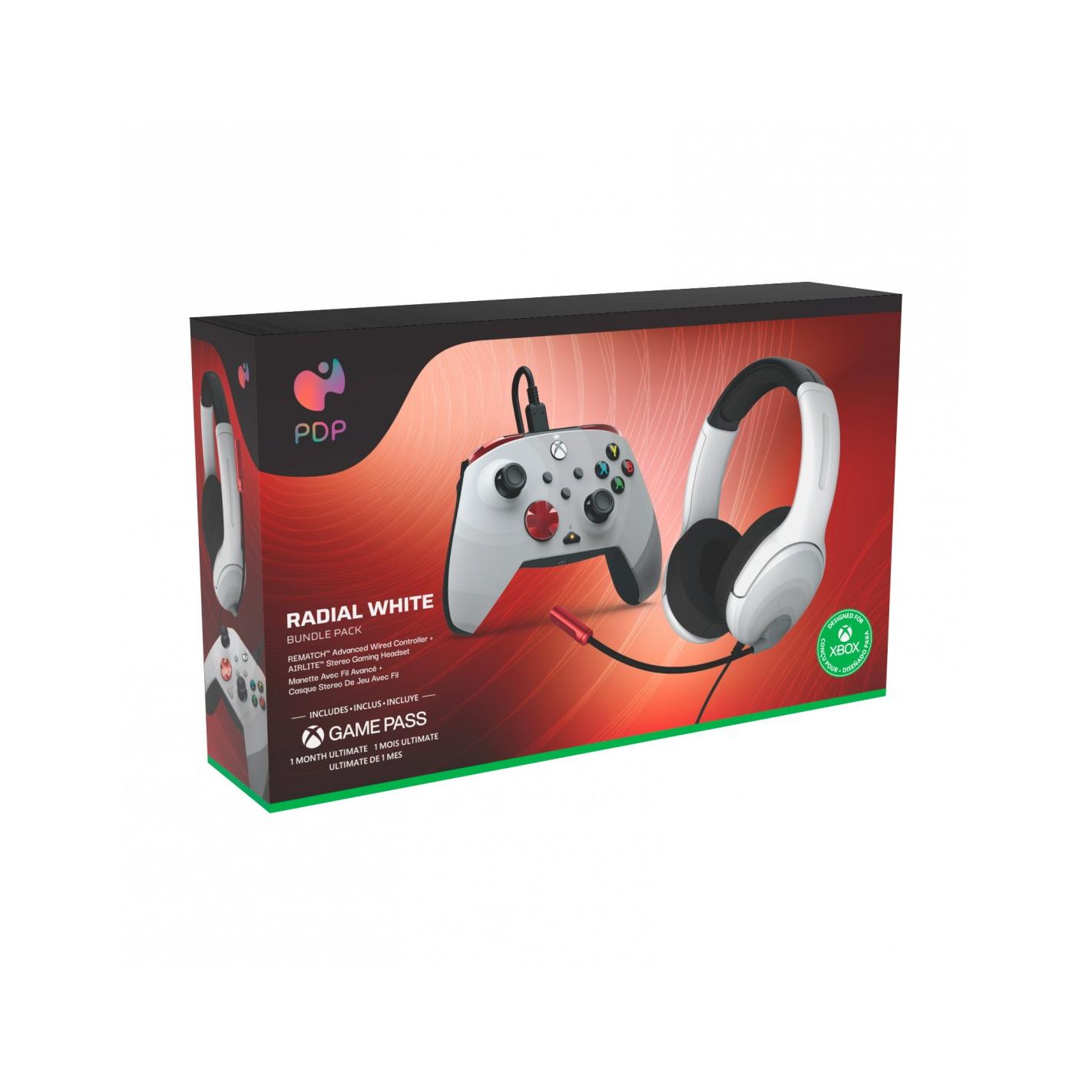 Bundle Rematch & Airlite Radial White Licenciado  Xbox Series X