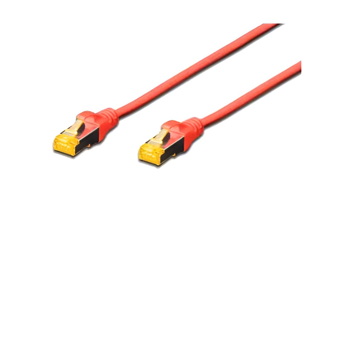 Cable de Red Digitus CAT6A S/FTP 2M Rojo RJ45/RJ45 - Alta Velocidad