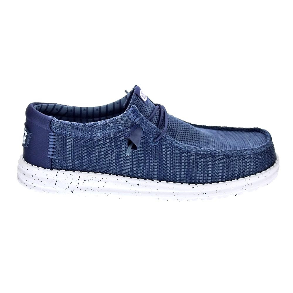 Hey Dude Hombre Mocasines modelo Wally Stretch Azul