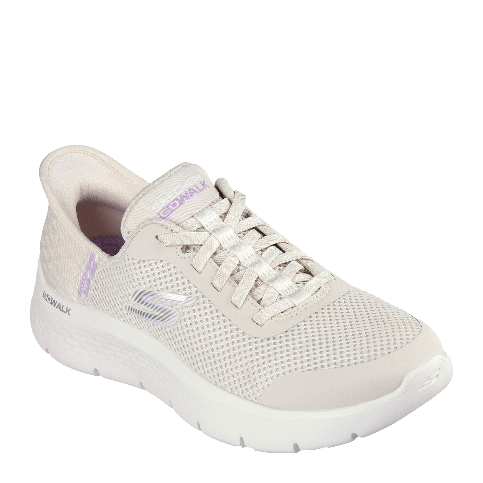 Skechers Zapatillas Go Walk Flex Blancas 124836-OFWT , para Mujer