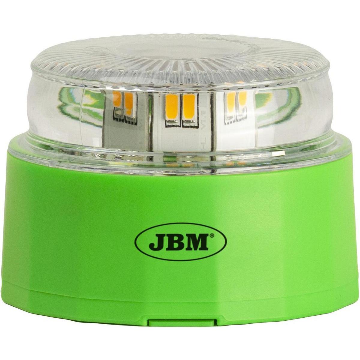JBM Baliza de Emergencia V16 Geolocalizable, Luz LED 360°, Alcance hasta 1 km, Conectividad DGT 3.0 con SIM incluida, Homologada para 2026, Autonomía de 3 horas