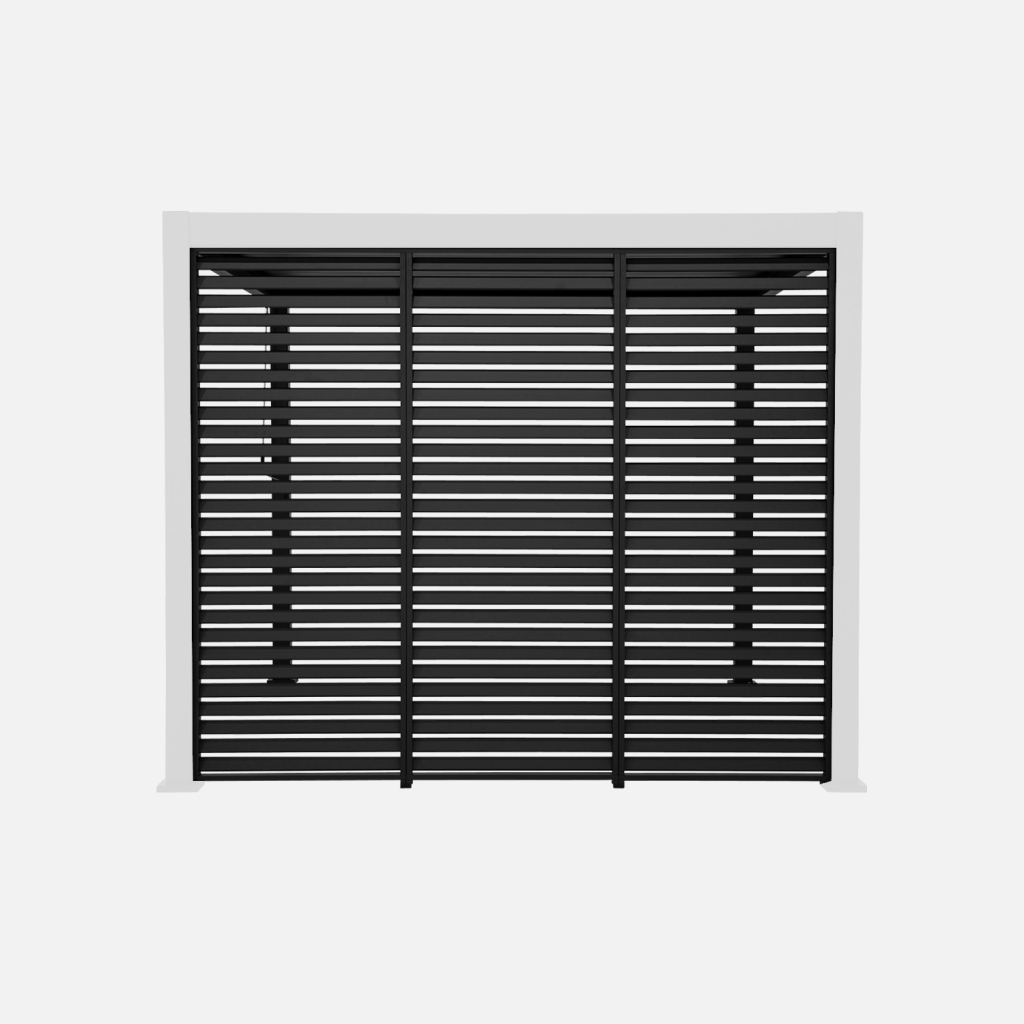 sweeek - Conjunto de 3 persianas de 1m para pérgola bioclimática,  3x3m V2 4x3m 6x3m  , Triomphe persianas 1m , 93x6x236