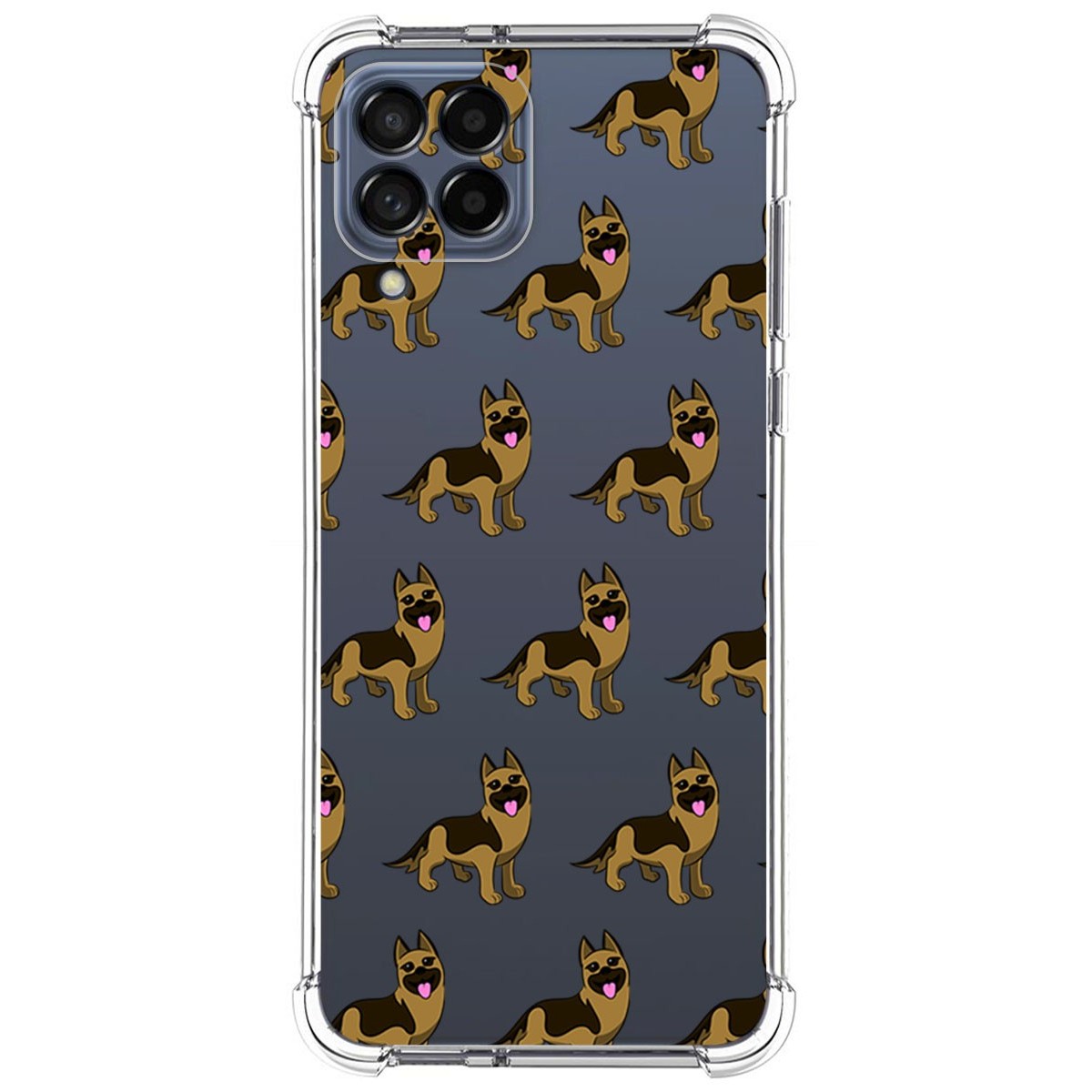 Funda Silicona Antigolpes para Samsung Galaxy M33 5G diseño Perros 09 Dibujos