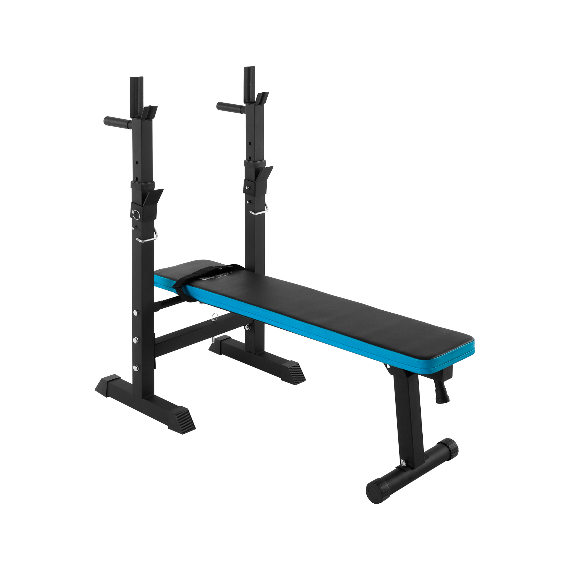 Banco de entrenamiento recto ajustable con soportes REBEL ACTIVE