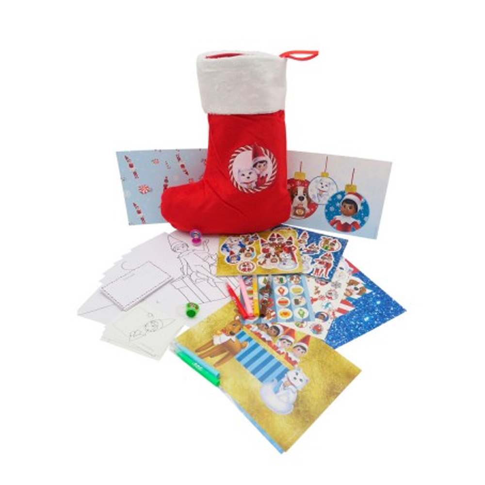 Set Actividades con Calcetin de Navidad The Elf On The Shelf