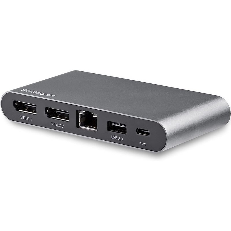 Startech Adaptador USB-c 2xdp Gris