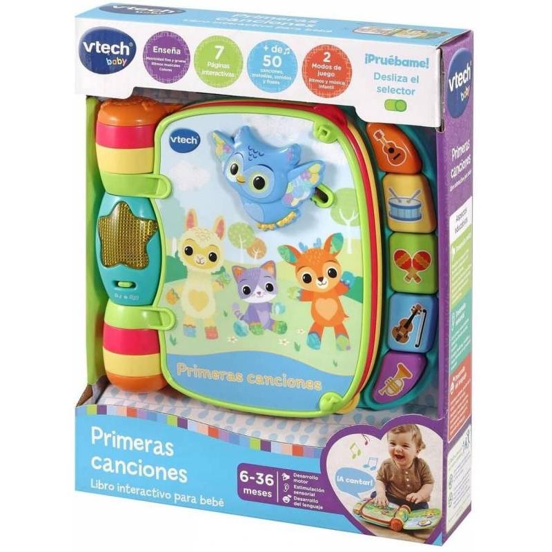 Primeras Canciones Libro Interactivo para bebés de Vtech