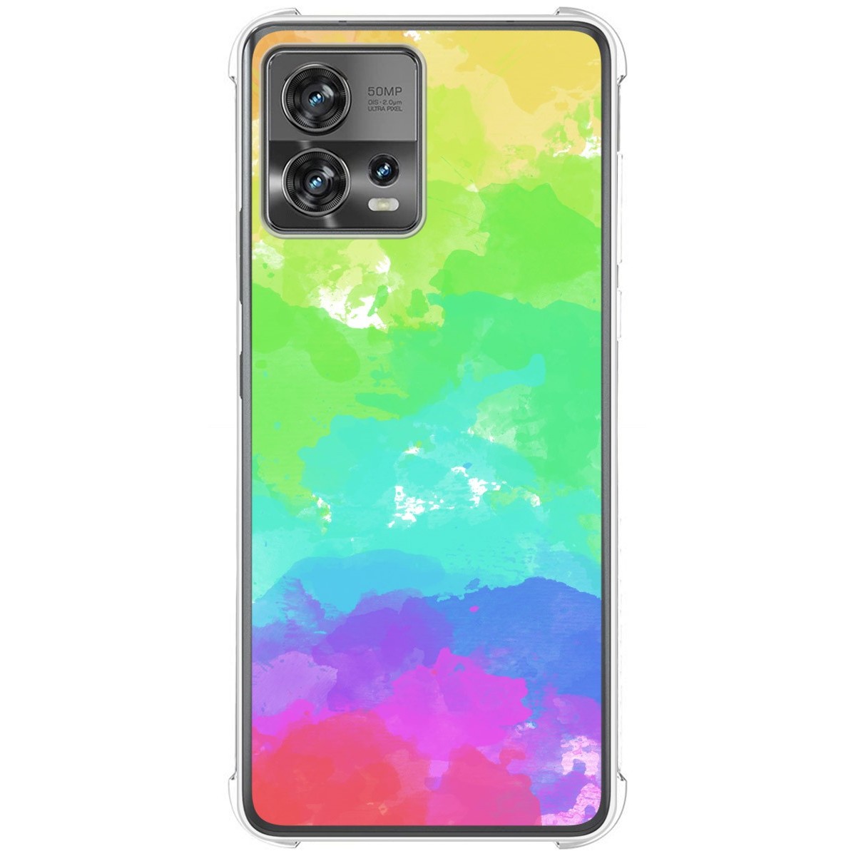 Funda Silicona Antigolpes para Motorola Edge 30 Fusion 5G diseño Acuarela 03 Dibujos