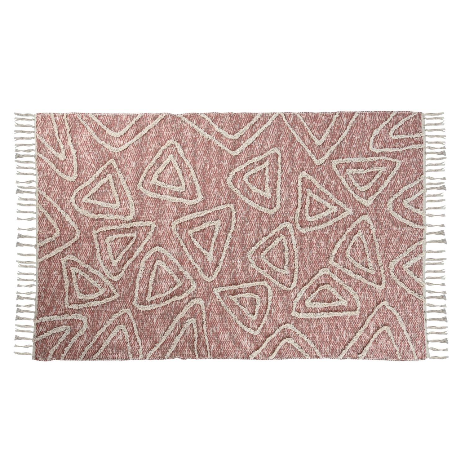 ALFOMBRA ALGODON 120X180X1 1300 GSM FLECOS BORDADO TX205264