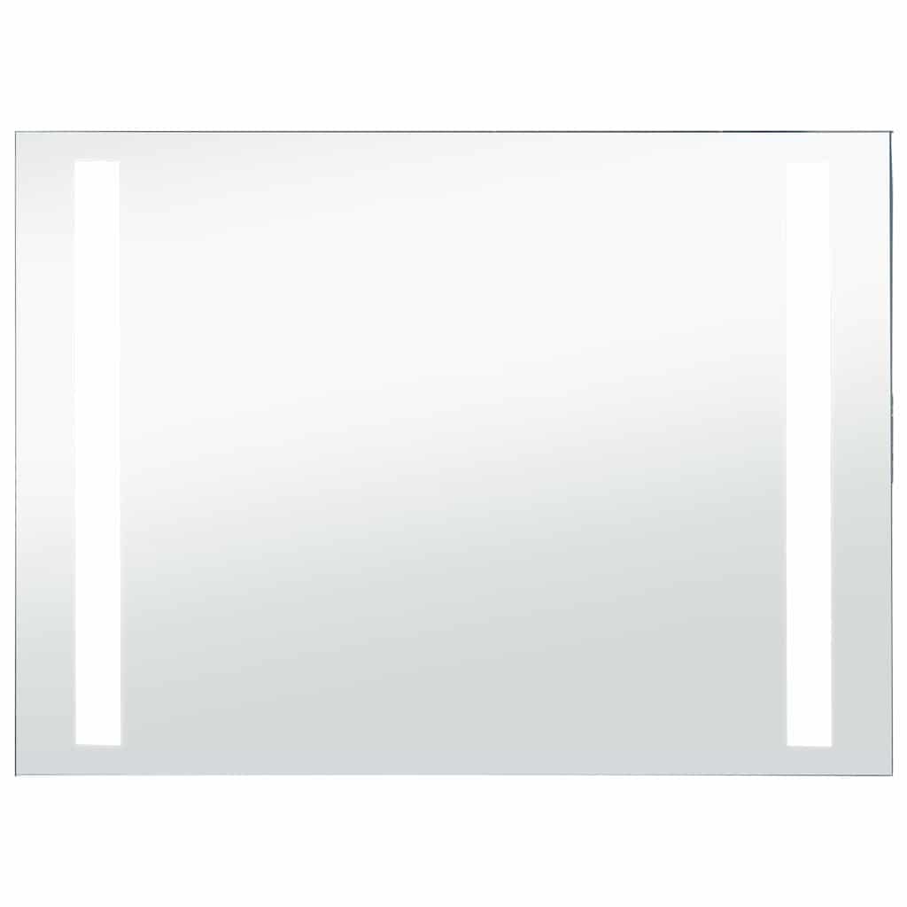 vidaXL Espejo de pared de baño con LED 100x60 cm