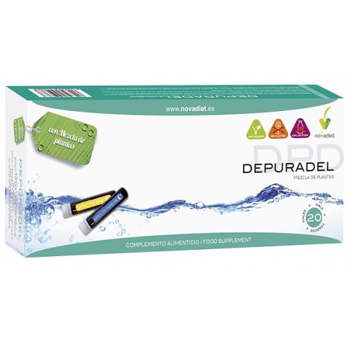 Nova Diet S.A. Depurador de Toxinas 20 Ampollas - Desintoxica el Cuerpo