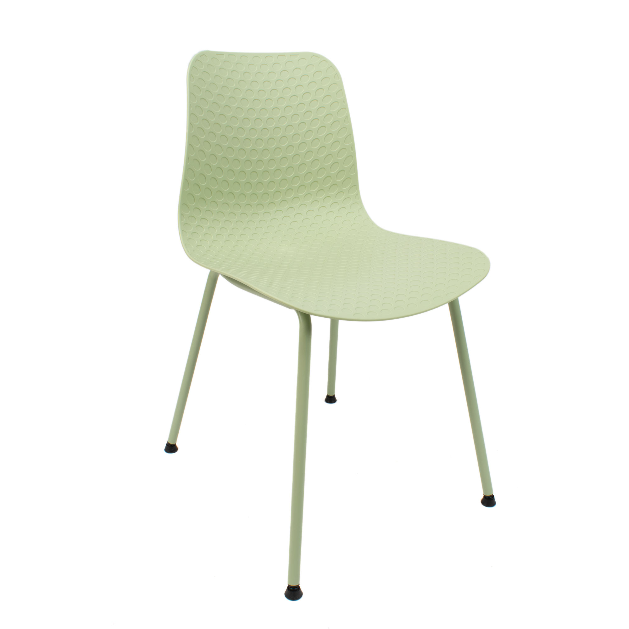 The Secret Home - Pack de 1 Silla de Comedor de Diseño Moderno - Pvc/metal - Ideal Salón