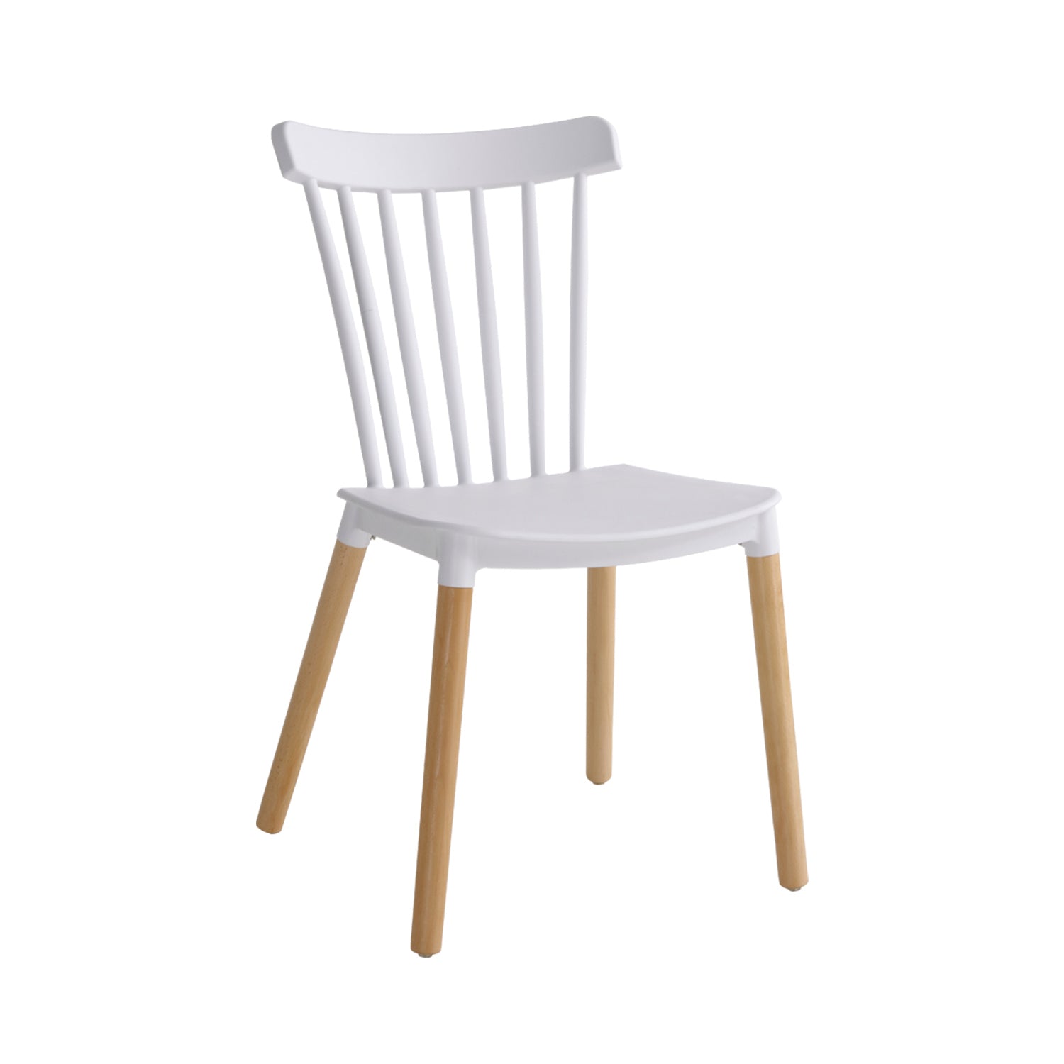 Set de 4 sillas de comedor kaye  blanco para hogar moderno mueble de almacenaje  - Homekit