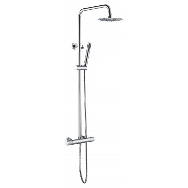 Imex Line BTD038 Columna de ducha termostática con barra extensible hasta 132 cm