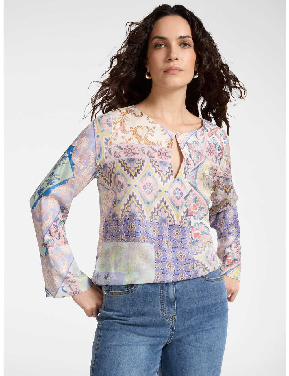 Elena Mirò - Blusa con estampado bandana