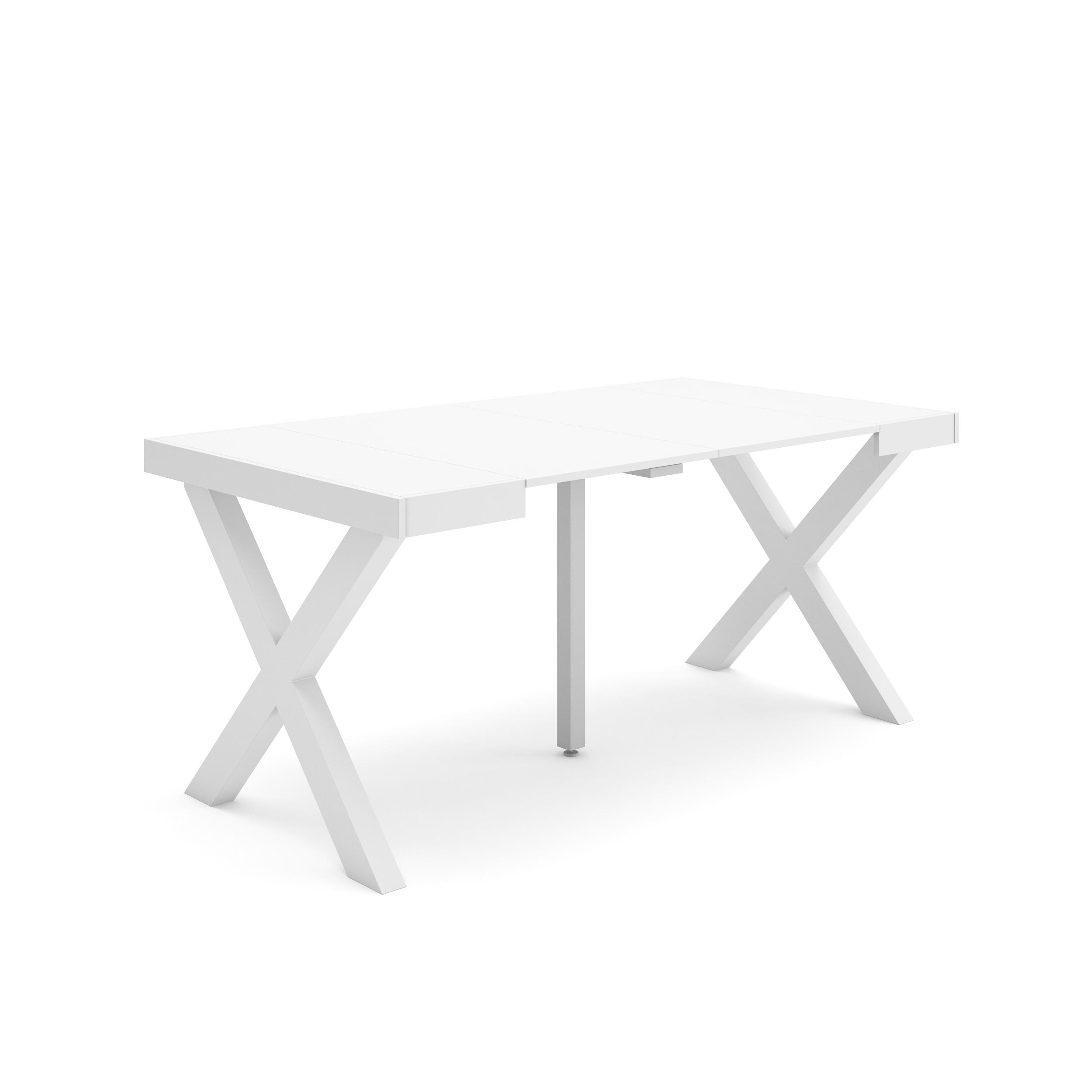 Skraut Home, Mesa Consola Extensible, Mesa Auxiliar, Tapa, 58/160x90x73cm, Práctica y Versátil, Varios colores disponibles