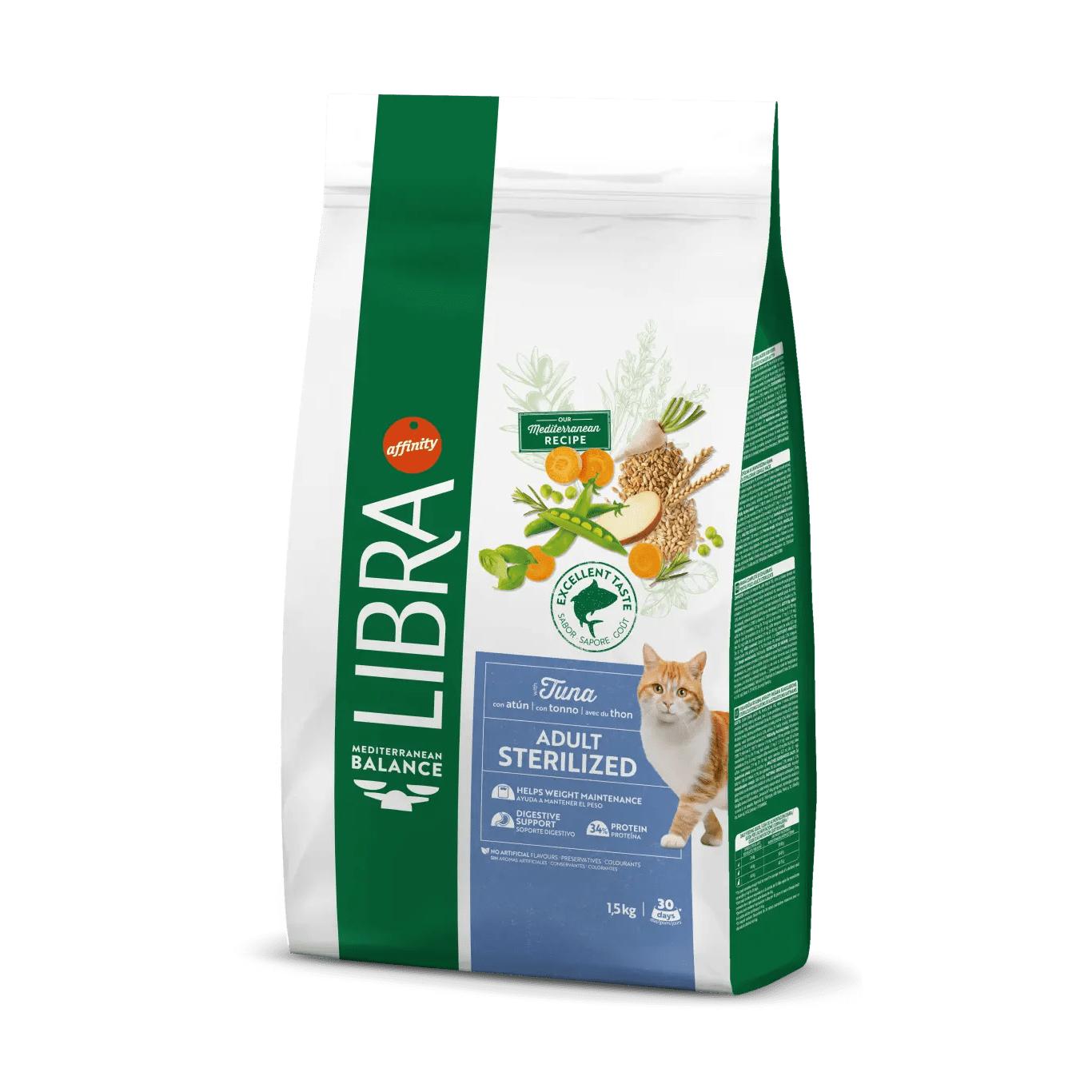 Libra Adult Sterilized Atún - Pienso para Gatos Esterilizados Adultos de Atun