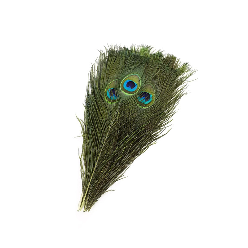 Plumas de pavo real, 50 plumas naturales de pavo real para decoración de  manualidades, arreglo floral, aretes, sombrero de atrapasueños, accesorios  de
