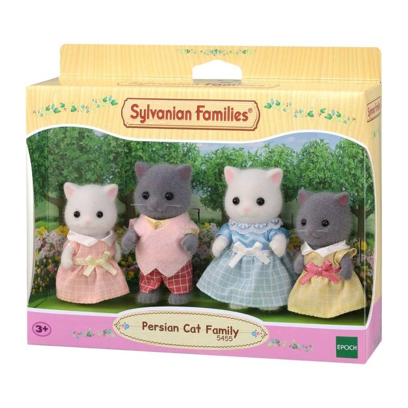 SYLVANIAN FAMILIES FAMILIA GATO PERSA - SET DE FIGURAS CON DETALLE