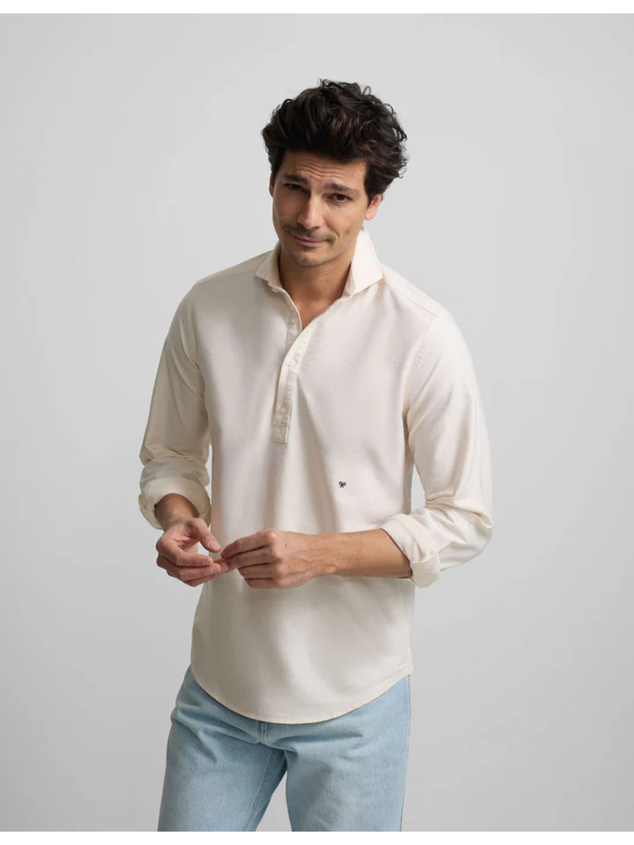 Camisa Silbon Sport Oxford Amarillo Hombre SILBON Raíz Inicio MARCAS SILBON CAMISAS SILBON HOMBRE ROPA CAMISAS