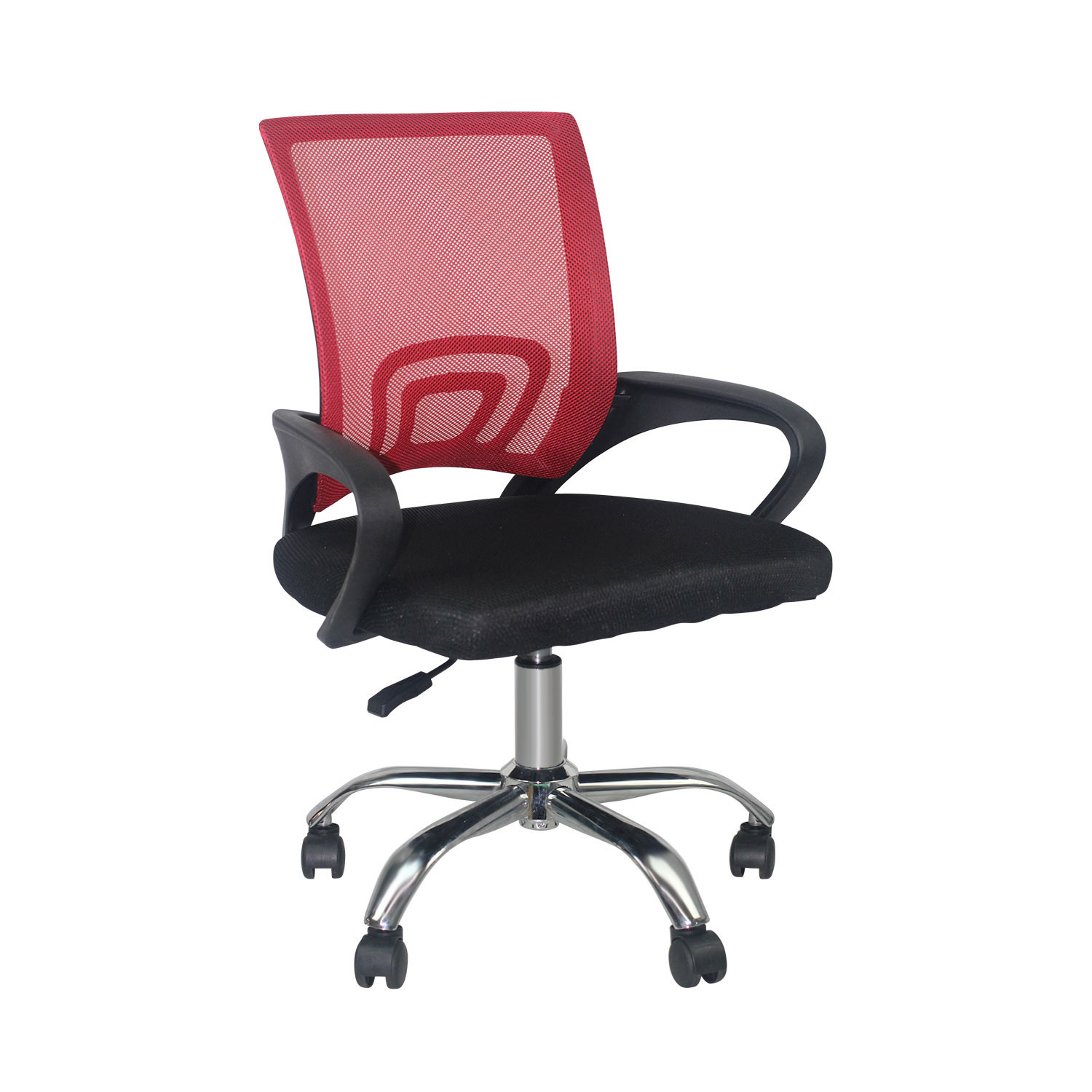 Thinia Home - Silla de Escritorio Classic, Oficina y Despacho, Home Office, Respaldo Malla Transpirable, Soporte Lumbar, Reposabrazos, Altura Ajustable, Ergonómica, 52x65x(86-95)cm