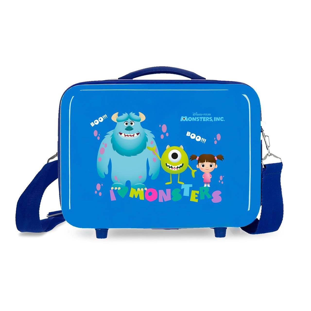 Neceser Abs Disney Family pixar azul claro 21x29x15cm